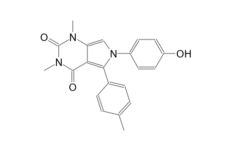 6-(4-hydroxyphenyl)-1,3-dimethyl-5-(4-methylphenyl)-1H-pyrrolo[3,4-d]pyrimidine-2,4(3H,6H)-dione