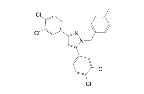 3,5-bis(3,4-dichlorophenyl)-1-(4-methylbenzyl)-1H-pyrazole