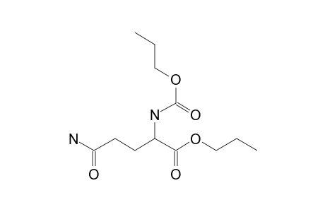 L-Glutamine, N-(N-propyloxycarbonyl)-, N-propyl ester