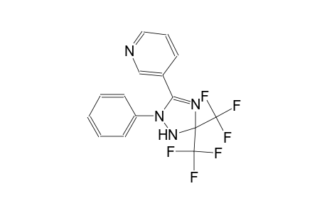 pyridine, 3-[2,5-dihydro-2-phenyl-5,5-bis(trifluoromethyl)-1H-1,2,4-triazol-3-yl]-