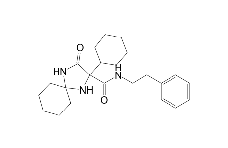 N-(Phenylethyl)-2-aminocarbonyl-2-cyclohexyl-1,4-diazaspiro[4.5]decan-3-one