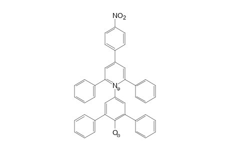 2,6-diphenyl-1-(3,5-diphenyl-4-hydroxyphenyl)-4-(p-nitrophenyl)pyridinium hydroxide, inner salt