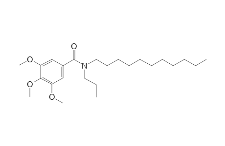 Benzamide, 3,4,5-trimethoxy-N-propyl-N-undecyl-