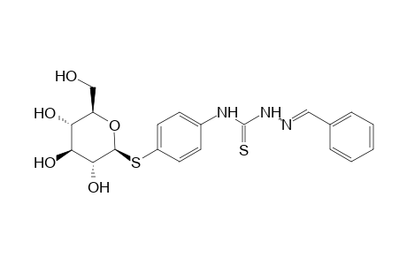 benzaldehyde, 4-[p-(beta-D-glucosylthio)phenyl]-3-thiosemicarbazone