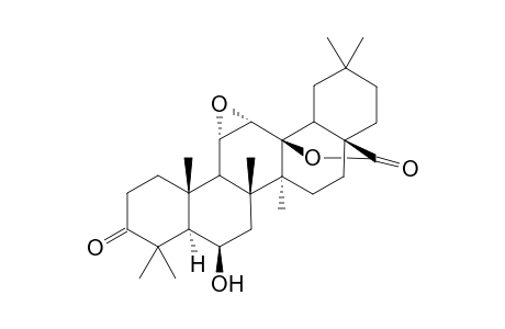 6.beta.-Hydroxy-3-oxo-11.alpha.,12.alpha.-epoxy-Olean-28,13.beta.-olide