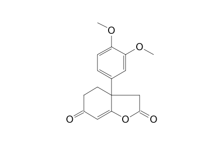 3a-(3,4-dimethoxyphenyl)-2,3,3a,4,5,6 -hexahydro-2,6 -benzofurandione