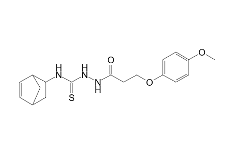 1-[3-(p-methoxyphenoxy)propionyl]-4-(5-norbornen-2-yl)-3-thiosemicarbazide