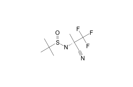 (R)-1,1,1-TRIFLUORO-2-(N-(R)-TERT.-BUTANESULFINYL)-AMINO-2-CYANO-PROPANE