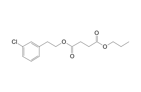 Succinic acid, 3-chlorophenethyl propyl ester