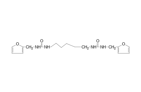 1,1'-hexamethylenebis[3-furfurylurea]