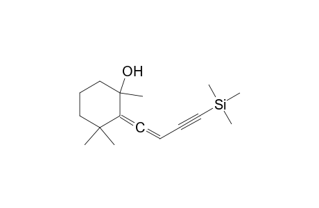 1,3,3-TRIMETHYL-2-[4-(TRIMETHYLSILYL)-BUT-1-EN-3-IN-1-YLIDENE]-CYCLOHEXANOL