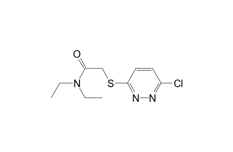 2-[(6-chloro-3-pyridazinyl)thio]-n,n-diethylacetamide