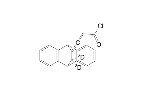 3-[12',12'-(dideuterio)- 9',10'-Dihydro-9',10'-ethanoanthracene-11'-ylidene]prop-2-enoyl chloride