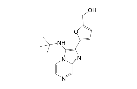 N-tert-Butyl-2-(5-hydroxymethylfuran-2-yl)imidazo[1,2-a]pyrazin-3-amine