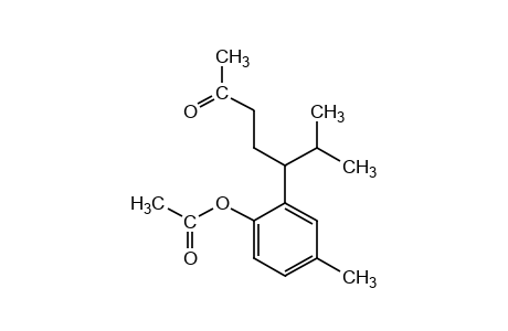 5-(6-hydroxy-m-tolyl)-6-methyl-2-heptanone, acetate