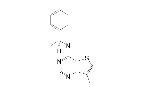 (7-METHYL-THIENO-[3,2-D]-PYRIMIDIN-4-YL)-((S)-1-PHENYLETHYL)-AMINE