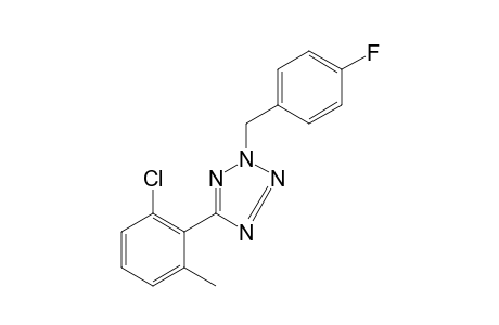 5-(6-chloro-o-tolyl)-2-(p-fluorobenzyl)-2H-tetrazole