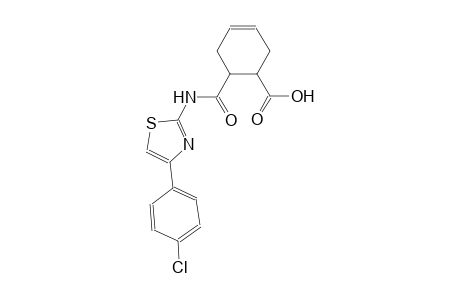 6-({[4-(4-chlorophenyl)-1,3-thiazol-2-yl]amino}carbonyl)-3-cyclohexene-1-carboxylic acid