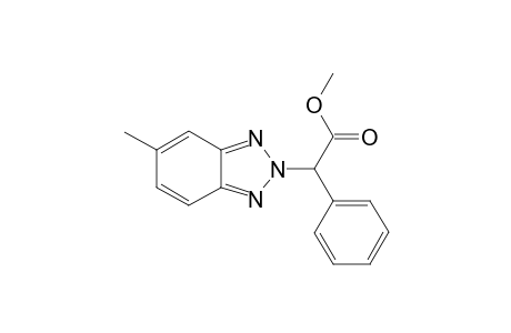 methyl 2-(5-methyl-2H-benzo[d][1,2,3]triazol-2-yl)-2-phenylacetate