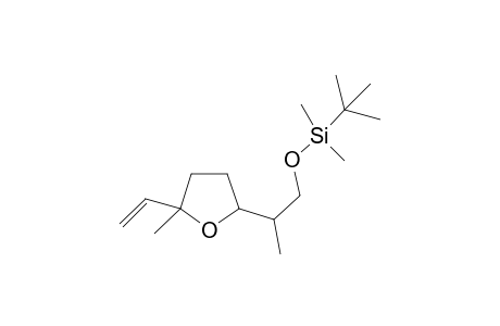 5-Ethenyl-5-methyl-2-(1'-tertbutyldimethylsilyloxyprop-2'-yl)tetrahydrofuran