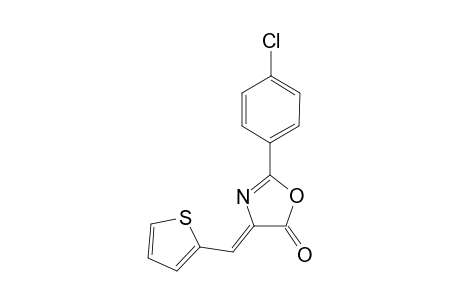 (4Z)-2-(4-chlorophenyl)-4-(2-thienylmethylene)-1,3-oxazol-5(4H)-one