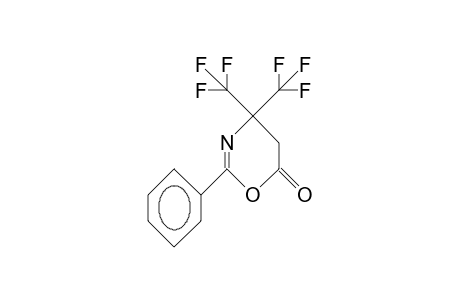 2-Phenyl-4,4-bis(trifluoromethyl)-4,5-dihydro-1,3-oxazin-6-one