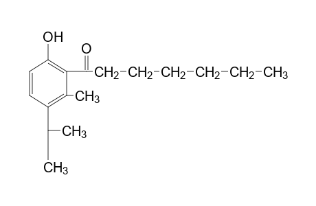 6'-hydroxy-3'-isopropyl-2'-methylheptanophenone