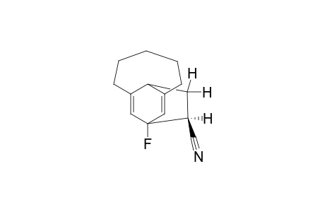 10-Fluoro-11(12)-cyanotricyclo[7.3.1.0(3,10)]trideca-2,9(13)-diene