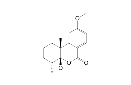 9-OXO-6-METHOXY-1A-HYDROXY-1-ALPHA,4A-BETA-DIMETHYL-1,1A,2,3,4,4A,9,10-OCTAHYDRO-10-OXAPHENANTHRENE