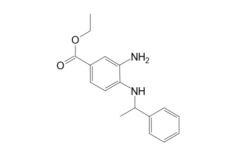 Benzoic acid, 3-amino-4-[(1-phenylethyl)amino]-, ethyl ester