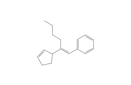 (E)-(2-(Cyclopent-2-enyl)hex-1-enyl)benzene