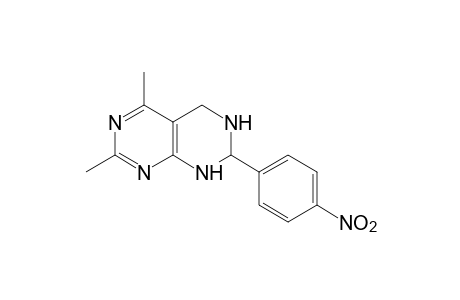 2,4-dimethyl-7-(p-nitrophenyl)-5,6,7,8-tetrahydropyrimido[4,5-d]pyrimidine