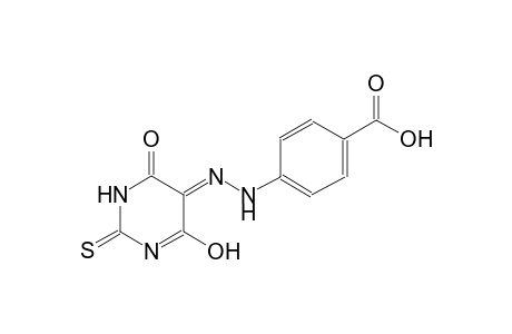 4-[(2E)-2-(4-hydroxy-6-oxo-2-thioxo-1,6-dihydro-5(2H)-pyrimidinylidene)hydrazino]benzoic acid