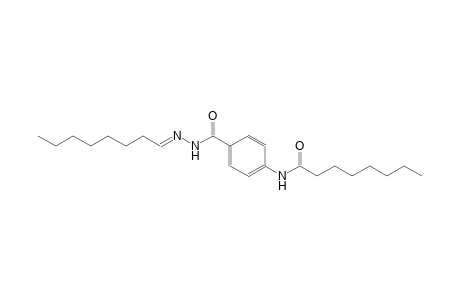 benzoic acid, 4-[(1-oxooctyl)amino]-, 2-[(E)-octylidene]hydrazide