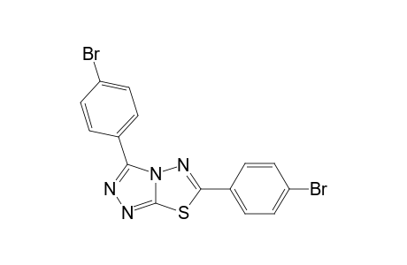 3,6-Bis(4-bromophenyl)-[1,2,4]triazolo[3,4-b][1,3,4]thiadiazole