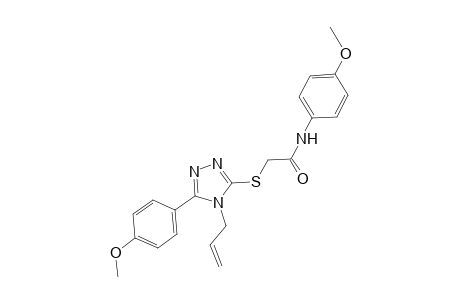 2-{[4-allyl-5-(4-methoxyphenyl)-4H-1,2,4-triazol-3-yl]sulfanyl}-N-(4-methoxyphenyl)acetamide