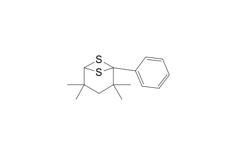 2,2,4,4-tetramethyl-5-phenyl-6,7-dithiabicyclo[3.1.1]heptane