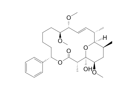 (1R,2S,3E,5R,6S,11S,14S,15R,16R,18S)-15-hydroxy-5,6,16-trimethoxy-2,14,18-trimethyl-11-phenyl-12,19-dioxabicyclo[13.3.1]nonadec-3-en-13-one