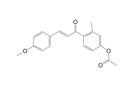 4'-(Acetyl)oxy-4-methoxy-2'-methylchalcone (isomer 2)