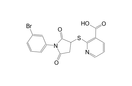 3-Pyridinecarboxylic acid, 2-[[1-(3-bromophenyl)-2,5-dioxo-3-pyrrolidinyl]thio]-