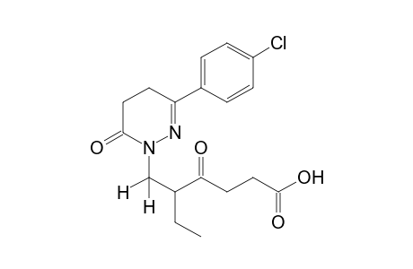 3-(p-CHLOROPHENYL)-4,5-DIHYDRO-gamma,6-DIOXO-delta-ETHYL-1(6H)-PYRIDAZINEHEXANOIC ACID