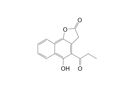 methyl 2,3-dihydro-5-hydroxy-2-oxonaphtho[1,2-b]furan-4-carboxylate