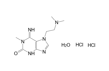 7-[2-(dimethylamino)ethyl]-1-methylisoguanine, dihydrochloride, monohydrate