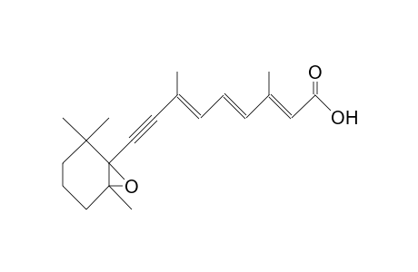 9-(1,2-Epoxy-2,6,6-trimethyl-cyclohexyl)-3,7-dimethyl-nona-2,4,6-trien-8-ynoic acid