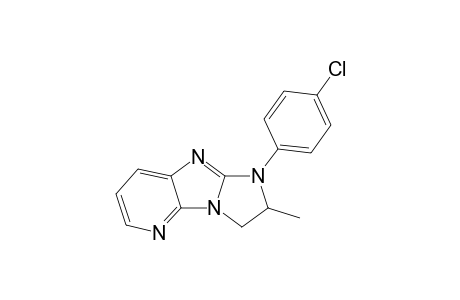 1-(p-Chlorophenyl)-2-methyl-2,3-dihydro-1H-imidazo[2',3' : 2,3]imidazo[4,5-b]pyridine