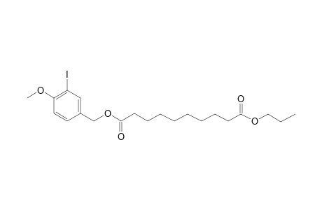 Sebacic acid, 3-iodo-4-methoxybenzyl propyl ester