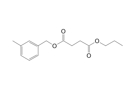 Succinic acid, 3-methylbenzyl propyl ester