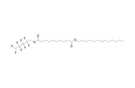 Sebacic acid, 2,2,3,3,4,4,5,5-octafluoropentyl tridecyl ester