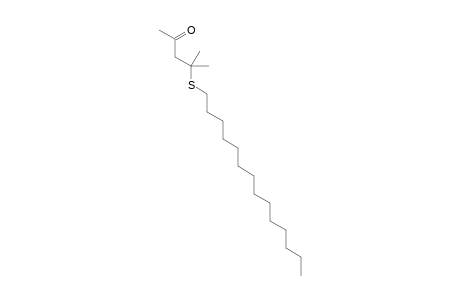 4-Methyl-4-(tetradecylthio)pentan-2-one