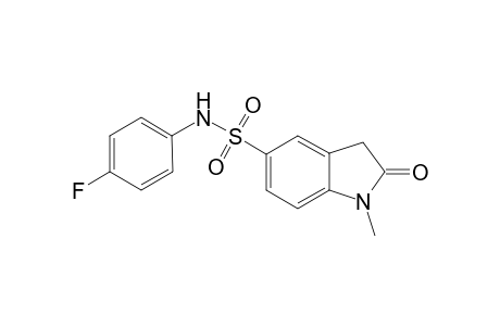 1H-Indole-5-sulfonamide, N-(4-fluorophenyl)-2,3-dihydro-1-methyl-2-oxo-